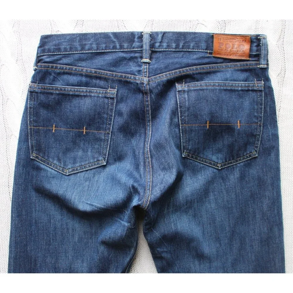 POLO RALPH LAUREN Men's Classic 867 Jeans, Size 33 x 30 - Picture 6 of 12